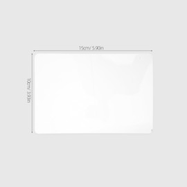 VILLFUL 3pcs Transparent Acrylic Cutting Mats for Engraving Die Cutting and Paper Crafting Smooth Surface Hobby Board for Precision Stamping and Embossing Projects