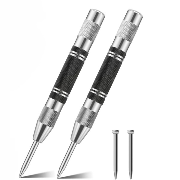 Automatic Center Punch Spring Loaded Center Hole Punch Adjustable Tension