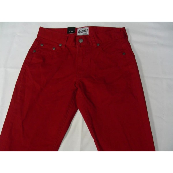 CCS AUTHENTIC SKATE GOODS - RED - SIZE 28 /