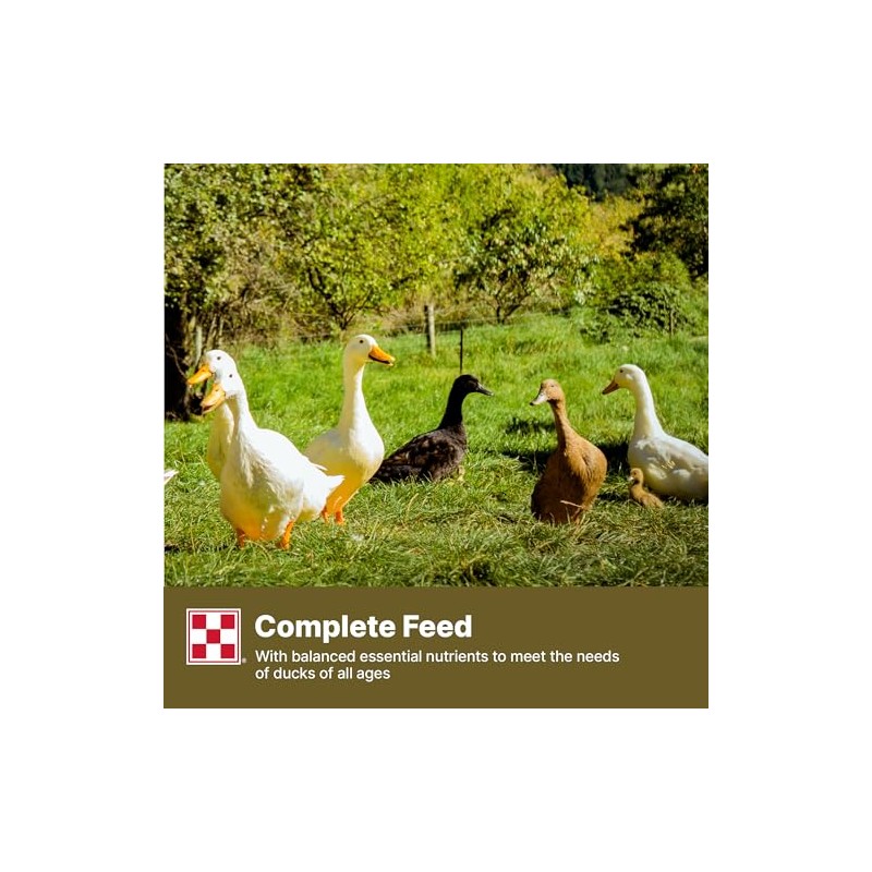 Purina Duck Feed for All Life-Stages, Nutritionally Complete (10 lbs)