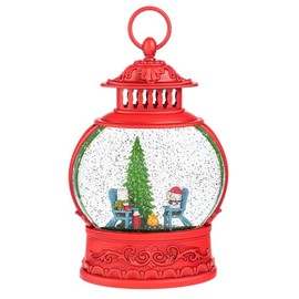 Ganz LED Light Up Shimmer S'Mores Campfire Lantern, 10.25-inch Height, Multicolor, Acrylic, Resin