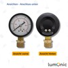Lumonic I Pressure Gauge 0-4.0 Bar I 1/2 Inch I