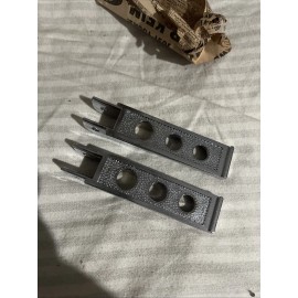 Unknown Sei Of 2 Harley Davidson Sportster Shovelhead Chopper Bobber Foot Pegs Chrome