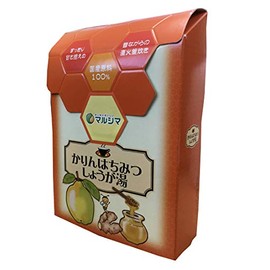 Marushima Karinha Honey Ginger Hot Water (Boxed) 5.0 oz (144 g) (12 g x 12)> 3 Boxes