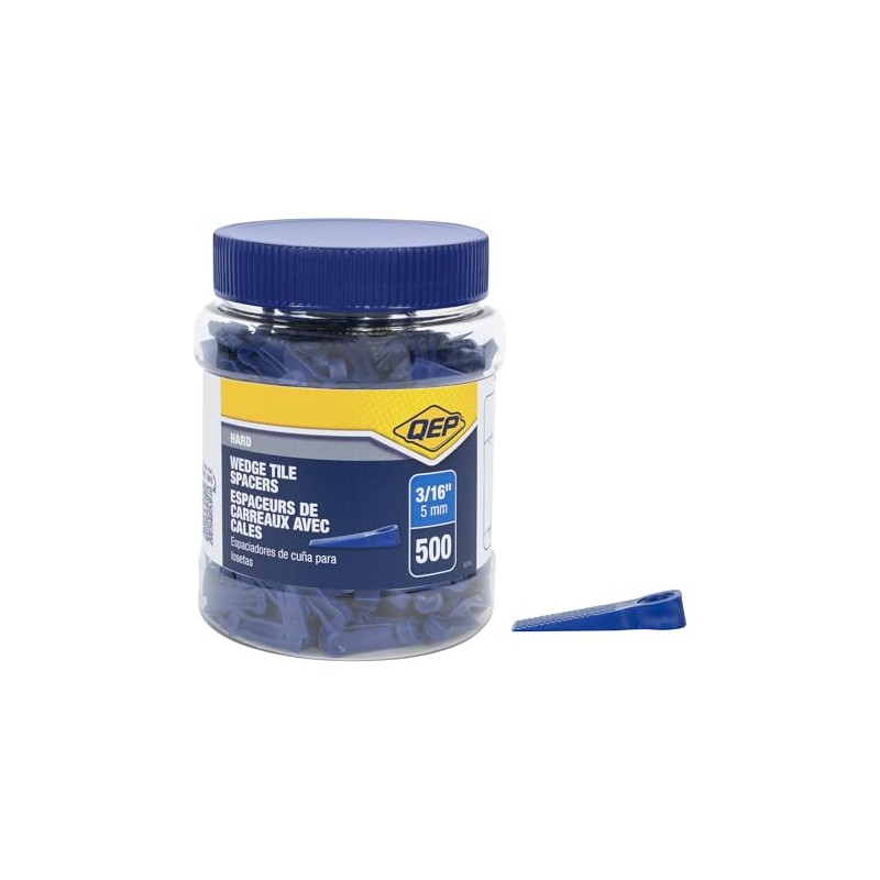 QEP 3/16" Wedge Tile Spacers (500 Pack)
