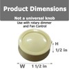 Auaurly 5 PCS RK-IV Rotary Dimmer Knob Replacement for Rotary