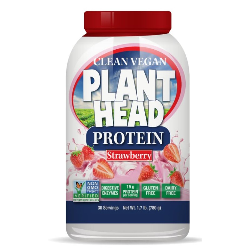 Natural's Answer Plant Head Real Meal Protein Protein (780, Strawberry)