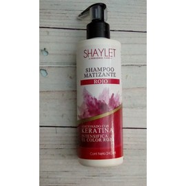 Shanatural’s Shampoo Matizador Shaylet Rojo - Red - Canas 240ml