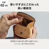 Flying Horse Men's Coin Purse, Coin Case, Cordovan, 04.navy, Cordovan