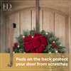 Haute Decor Adjustable Length Wreath Hanger with Removable Icon (Oil-Rubbed