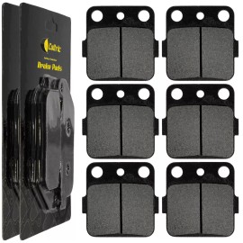 Caltric Front & Rear Brake Pads for Honda TRX300EX Fourtrax 300Ex 1993-2008