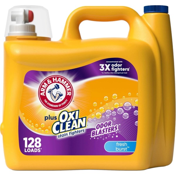 Arm & Hammer OxiClean Laundry Detergent, 128 Loads, 166.5 Fl