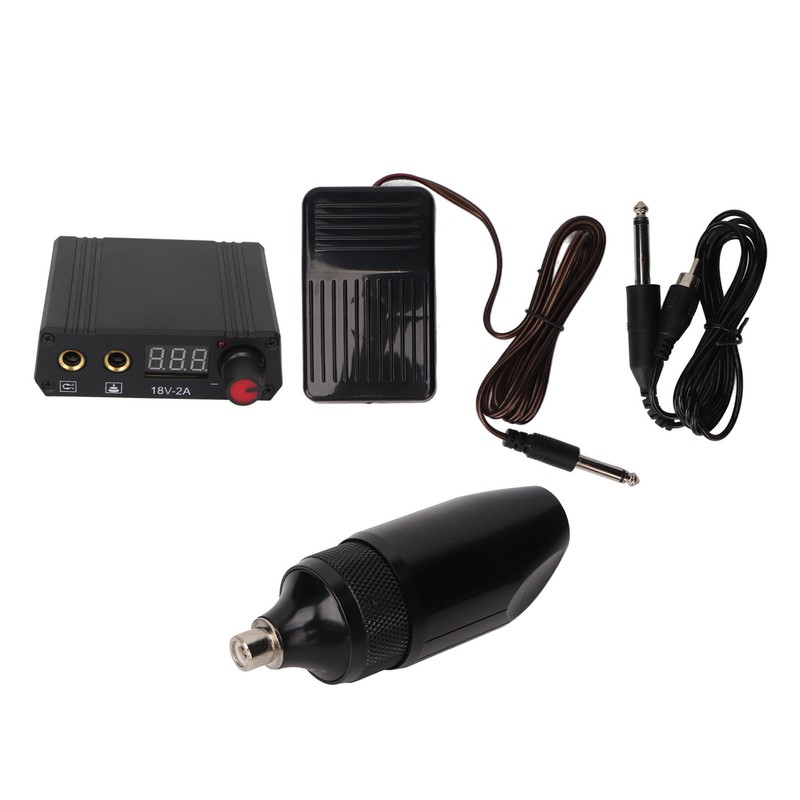 Tattoo Pen Kit LCD Display Dual Mode RAC Connector Rotary
