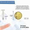 MAGABALLNET 50 Pcs 3x1 mm Calamite Potenti