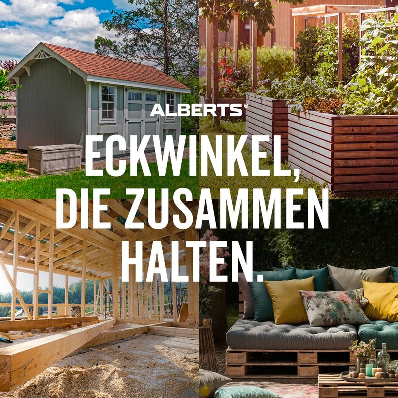 Corner Brackets Large Pack Sendzimir-Galvanised 120 x 120 x 20