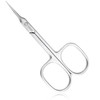 THRAU Precise Cuticle Scissors with Extra Fine Curved Tip -