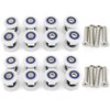8 Pcs Shower Sliding Door Hardware Hanging Small Pulley for