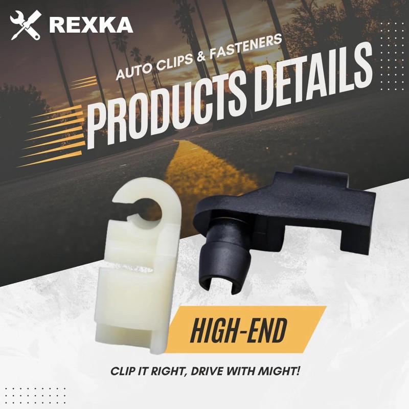 Yongtao 10-Set Door Handle Lock Rod Hood Latch Push Clip