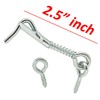Wideskall Zinc Plated Wire Gate Hook and Eye Latch with