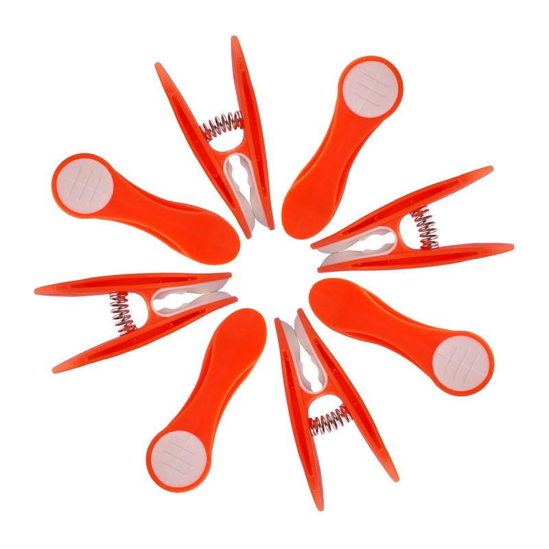 48 Clothes Pegs Laundry Clips with Stainless Steel Compression Springs