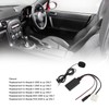 Bluetooth5.0 AUX IN Cable Adapter ISO Handsfree Microphone Replacement for