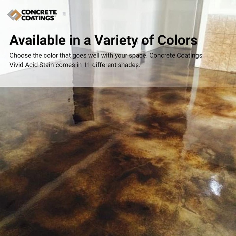 CC Concrete Coatings Vivid Acid Stain for Concrete | Coffee