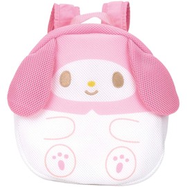 Skater RYUM1D-A Sanrio My Melody Backpack Mesh Fabric Die Cut