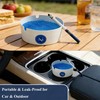 Disposable Ashtrays 25-Pack Water-Activated, Portable Paper Ashtrays for Car Cup