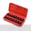 CASOMAN 16 Piece 3/8 Inch Drive Low Profile Impact Hex