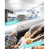 SUNLINKCO (6 Pack) 4FT T5 LED Integrated Fixture, 6500K,20W,2300LM(Super Bright