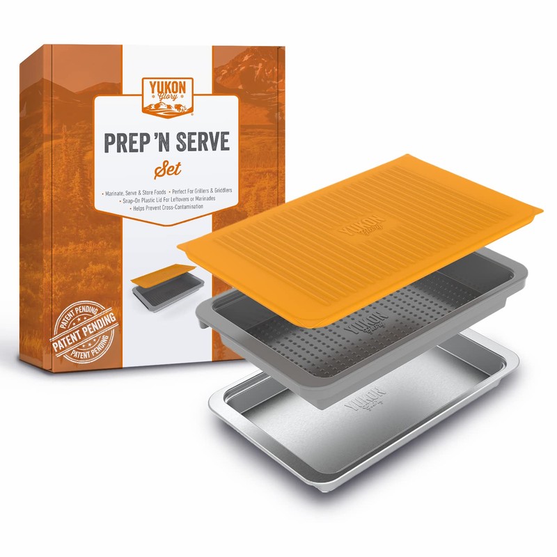 Yukon Glory Prep 'N Serve BBQ Prep and Serve Tray