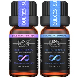Bienat Aromaterapia Paquete Kit de 2 Aceites Esenciales Dulces Sueños (Dulces Sueños 1 y 2) 10mL