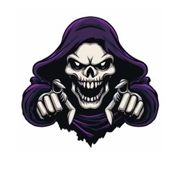 EROSPA® Car Sticker Car Motorcycle Skull