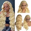 32 Inch 613 13x6 Lace Front Wig Human Hair Body
