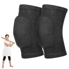 Youth Volleyball Knee Pads, Soft Volleyball Knee Pads Youth Kids 8-14, Flexible Sponge Anti-Slip Knee Protector for Volleyball, Dancing, Football, Yog