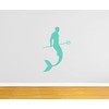 Overly Attached Decals Merman with Trident 24" Wall Decal -