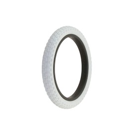 Alta Bicycle Tire Duro 16" x 1.75" Comp 3 Tread Bike Tire, Multiple Colors (White)