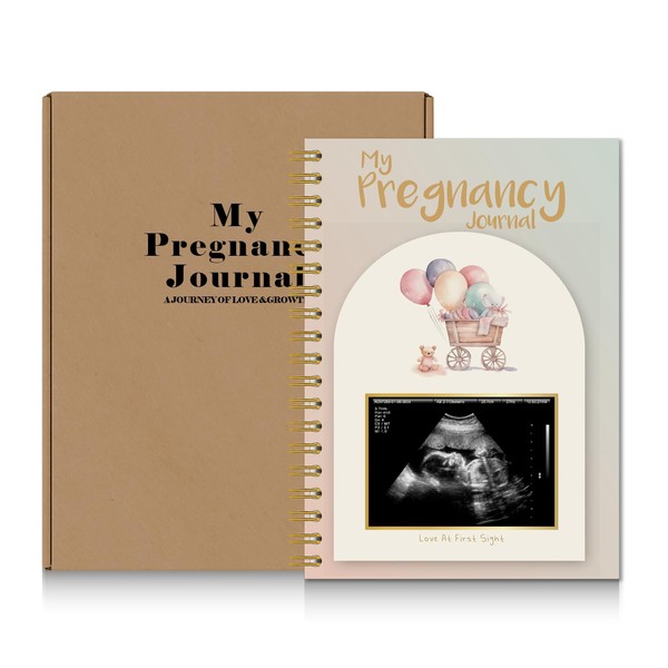 Ouhiam Pregnancy Journal Memory Book - 82 Pages Hardcover Pregnancy