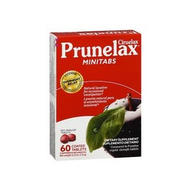 GARDEN HOUSE USA INC Prunelax Ciruelax Minitabs Natural Laxative Supplement Tablets 60 Count 3 Pack