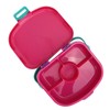 Bento Lunch Box ABS Separate Compartments with Buckle Handle Leakage