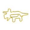100pcs Golden Dinosaur Paper Clips Increase Slip Resistance Anti Rust