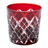 Taimuro Kobo TB90152-1R Edo Kiriko Arai Crest Cold Sake Cup