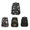 famliihw Black and White Stars and Moon Backpack Bookbag Laptop