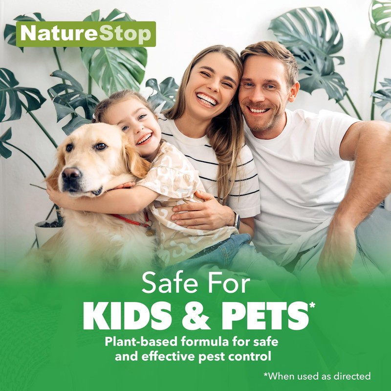 NatureStop Spider Repellent Spray for Patio - Outdoor Spider Control