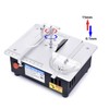 96W Precise Mini Table Saw, Adjustable Cut Depth and Angle,