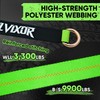 Bolvixor 4 Pack Car Tie Down Straps for Trailers -