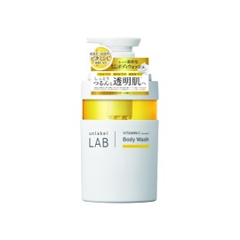 unlabel V Creamy Moist Body Wash, Citrus Pair Scent, Highly Moisturizing, Body Soap, Vitamin c, Transparent Skin, Dullness, 13.5 fl oz (400 ml)
