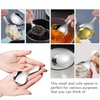 ICSTM Small Scoops for Canisters,4 Pcs Coffee Scoops,Short Handle Spoons
