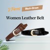 Women's Leather Belts for Jeans Pants Dresse Fashion Ladies Waist