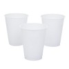 Fun Express - 16oz White Plastic Cup for Party -